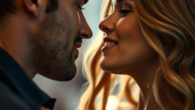 casal sorrindo em conexão emocional representando prazer e hormônios